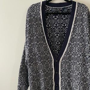 Vintage Navy Cardigan